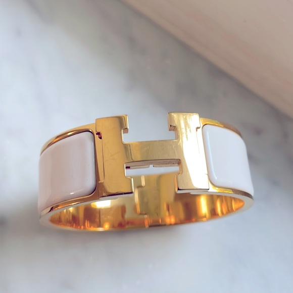 HERMES Clic Clac H bracelet 💯 AUTHENTIC - Picture 6 of 9